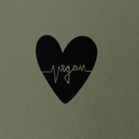 Vegan Heart in Black, Vegan T-Shirt, Classic T-Shirt, Unisex