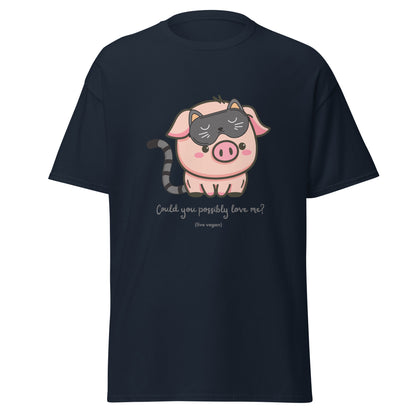 Schwein verkleidet als Katze, Statement-Shirt, veganes T-Shirt, Unisex