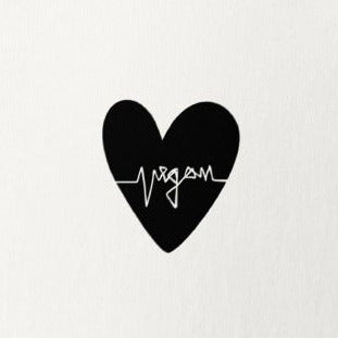 Vegan Heart in Black, Vegan T-Shirt, Classic T-Shirt, Unisex