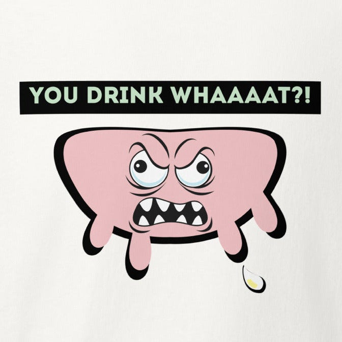 Euter Emoji: You drink what?! Statement gegen Milch, veganes T-Shirt, Unisex