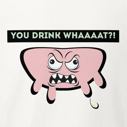 Euter Emoji: You drink what?! Statement gegen Milch, veganes T-Shirt, Unisex